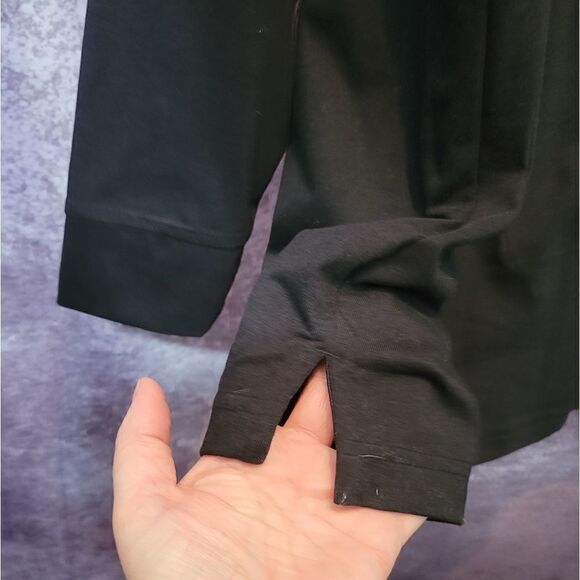 Mens Long Sleeve Black Tee - Picture 5 of 10